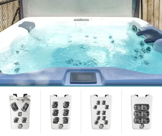 Every seat has its own JetPak engineered for a specific muscle group at Garden House, Coeur d'Alene Idaho