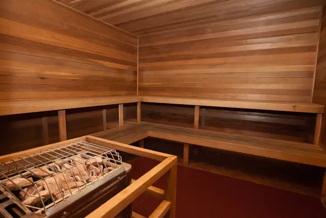 The sauna at Pheasant Run Condo, Coeur d'Alene Idaho